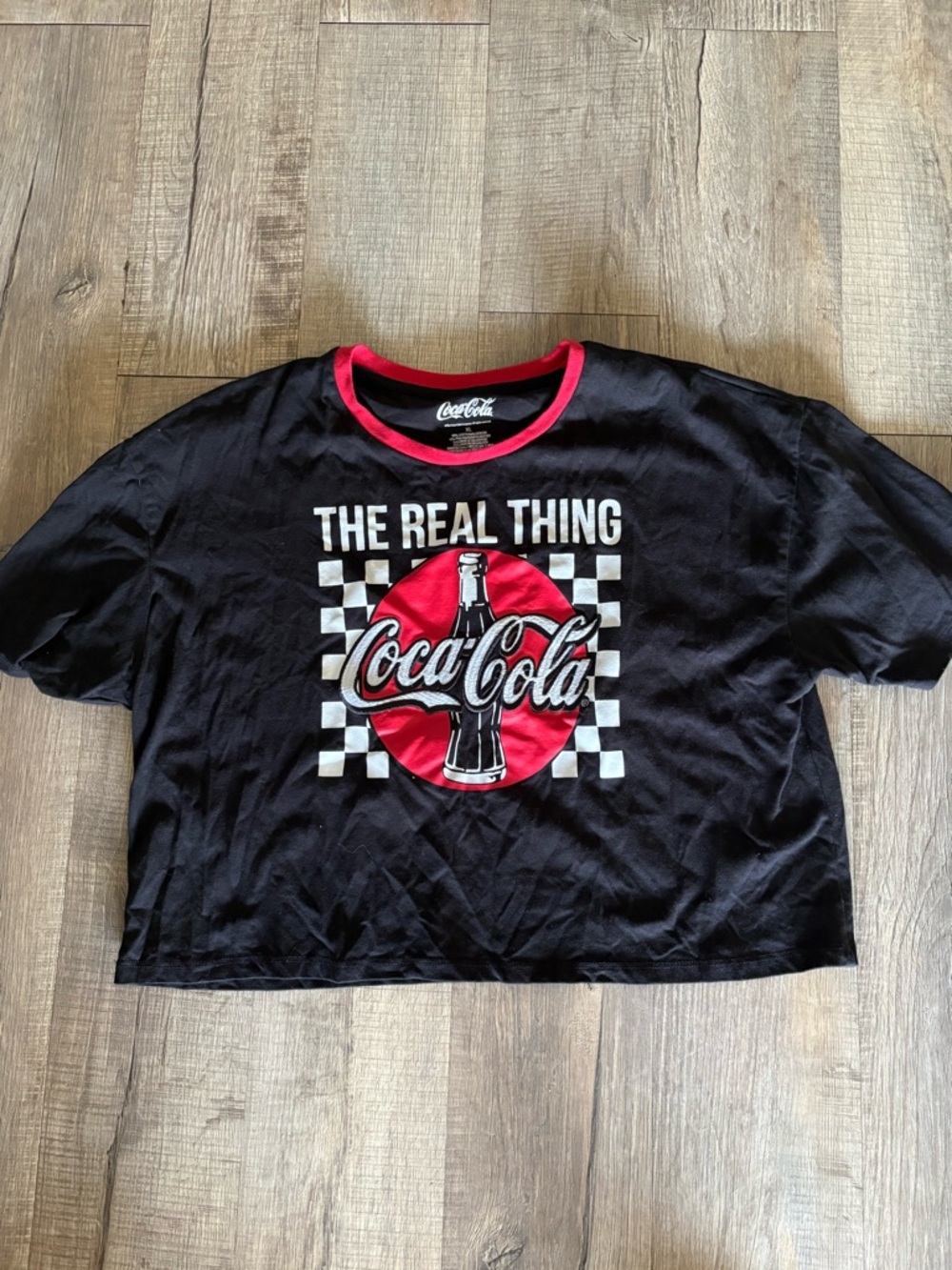 Coca-Cola Black Tee with Red & White Logo